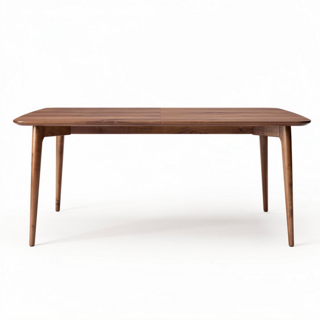 Table en bois massif de noyer 180 x 90 x 75 cm pour salle à manger
