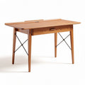 Bureau en bois de chêne avec tiroir dimensions 120 x 60 x 75cm